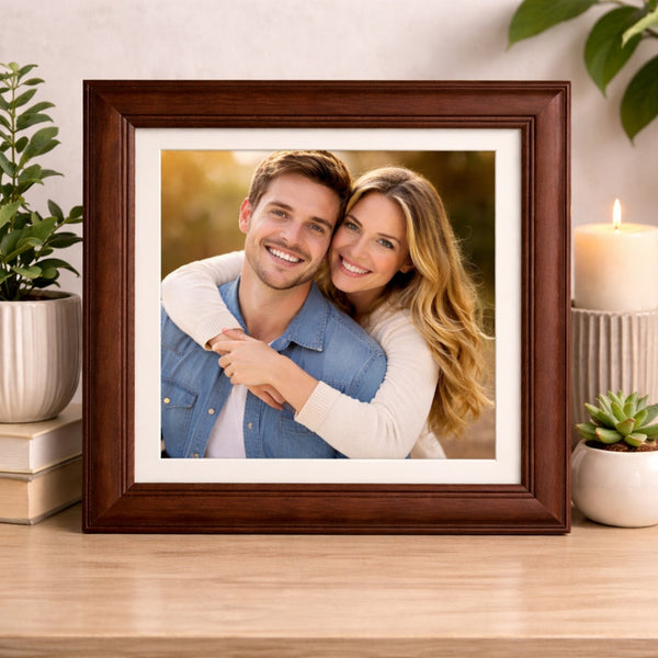Brown Designer Pure Wooden Frame