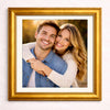 Golden Plain Pure Wood Frame