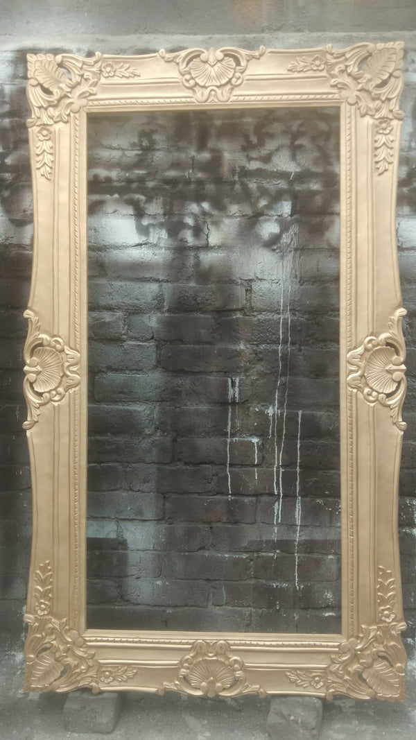 Wood Carved Frame Mirror