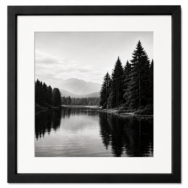 Obsidian Luxe Metal Frame – Premium Glossy Aluminum Picture Frame