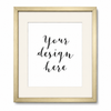 Square photo frame