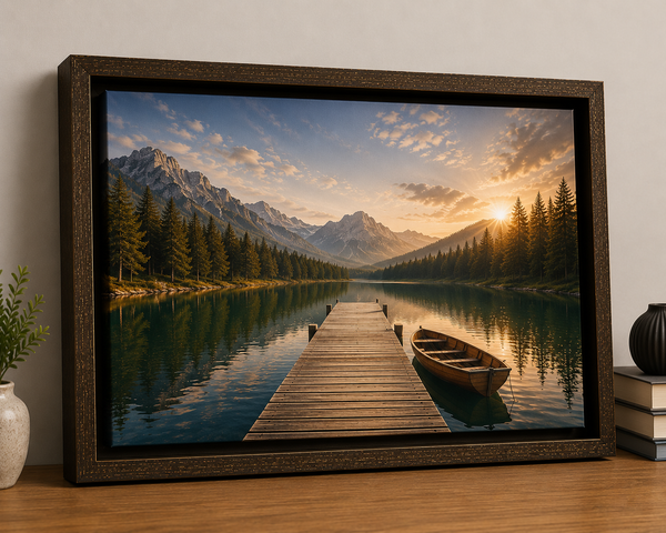 Pure Wood Floating Frame