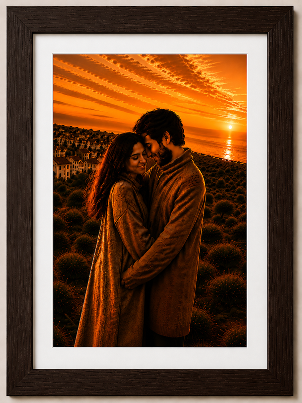 Wooden 1.25 Inch Photo Frame