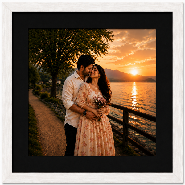 Slim Wooden 2 Inch Photo Frame