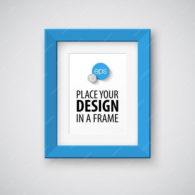 Blue-photo-frame