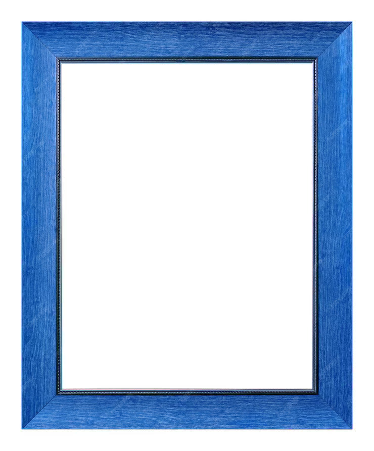 Blue photo frame