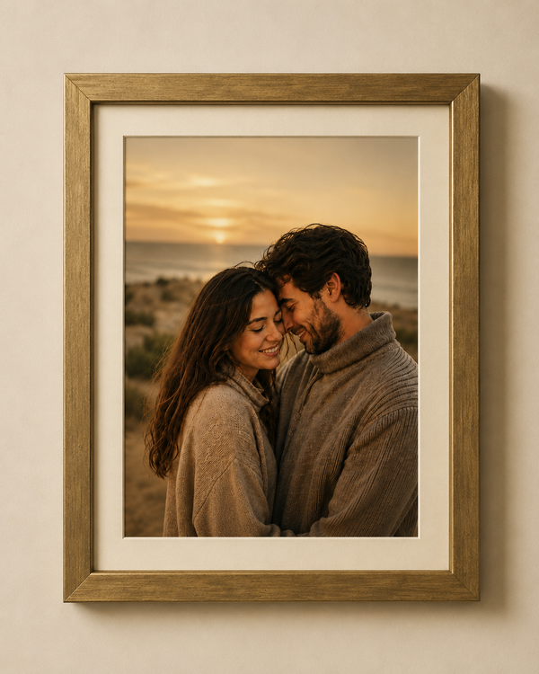 Slim Wooden 0.5 Inch Photo Frame