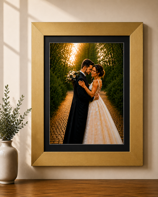 Slim Wooden 2 Inch Photo Frame