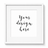 Square photo frame