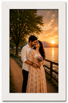 Slim Wooden 2 Inch Photo Frame