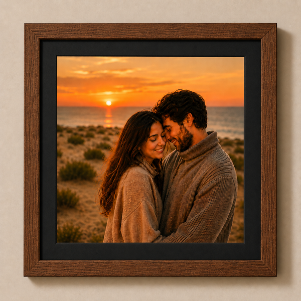 Slim Wooden 0.5 Inch Photo Frame