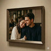 Antique Bronze Metal Photo Frame