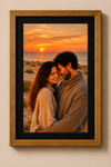 Slim Wooden 0.5 Inch Photo Frame