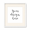 Square photo frame