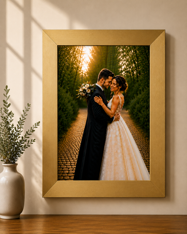 Slim Wooden 2 Inch Photo Frame