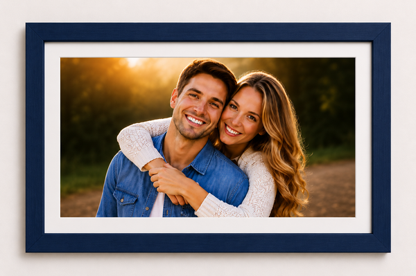 Modern Flat Wooden Photo Frame | Custom Wall Picture Frame Online