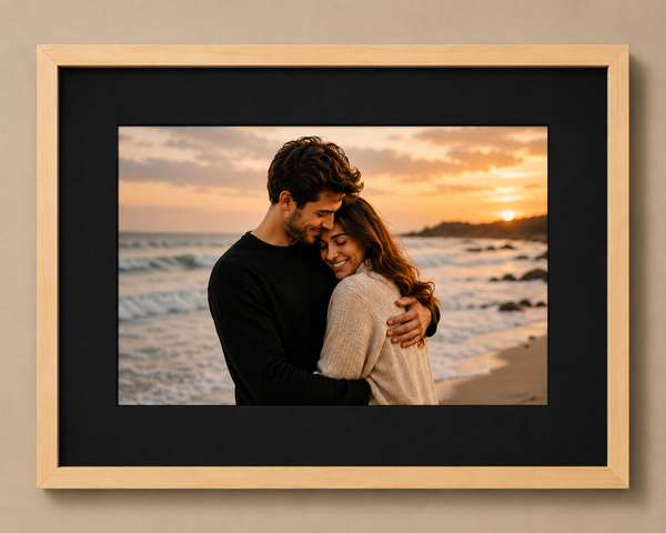Slim Wooden 0.5 Inch Photo Frame