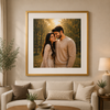 Premium Royal Gold Metal Photo Frame | Elegant Aluminum Picture Frame for Wall Decor, Photos, Artwork & Certificates
