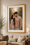 Premium Royal Gold Metal Photo Frame | Elegant Aluminum Picture Frame for Wall Decor, Photos, Artwork & Certificates