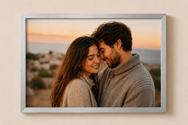 Slim Wooden 0.5 Inch Photo Frame