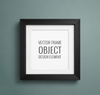 Square photo frame