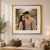 Premium Royal Gold Metal Photo Frame | Elegant Aluminum Picture Frame for Wall Decor, Photos, Artwork & Certificates