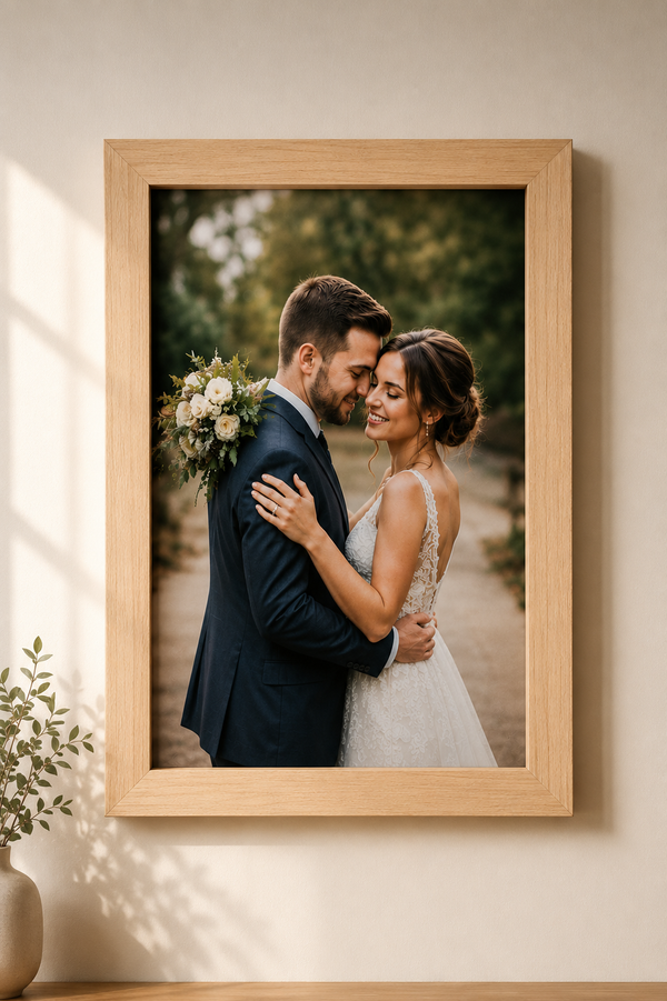 Slim Wooden 2 Inch Photo Frame