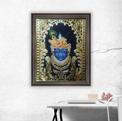 Krishna  Tanjore Handmade Painting