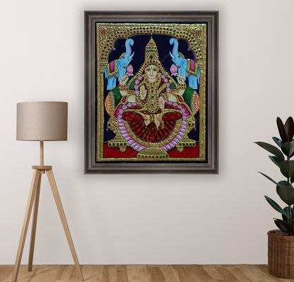 Saraswati Mata Tanjore Handmade Painting