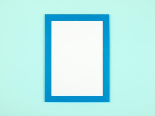 Blue photo frame