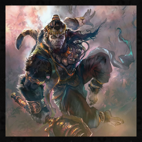 Square Hanuman Painting