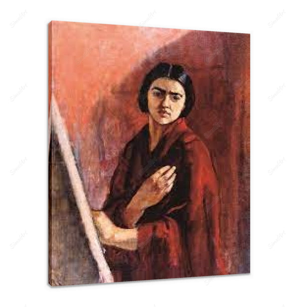 Self Portrait At Easel