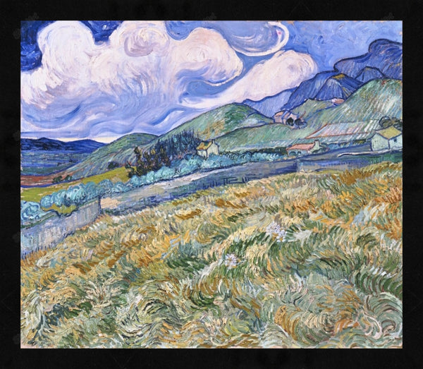 Mountain Landscape Behind The Saint Paul Hospital