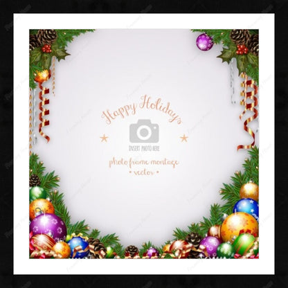 Merry christmas photo frames