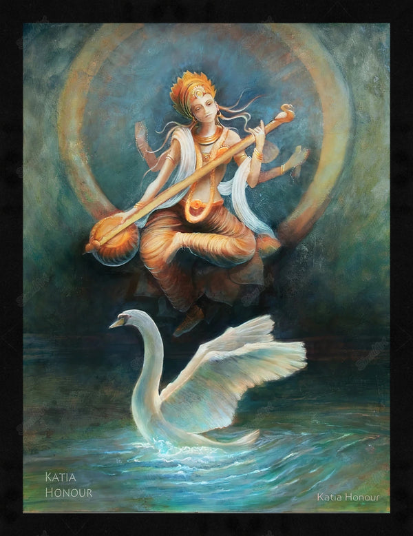Saraswati Painting