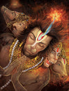 hanuman canvas painting