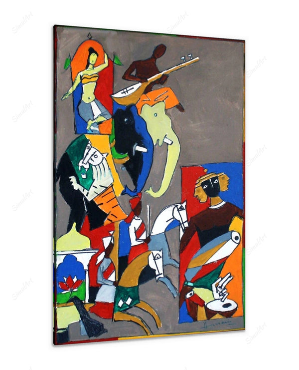 Bharat By Mf Husain