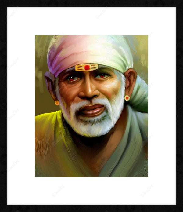 sai baba painting art
