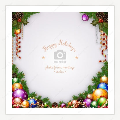 Merry christmas photo frames