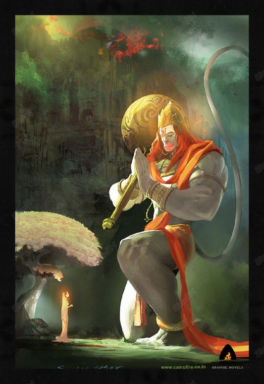 Hanuman Ji Canvas Painting