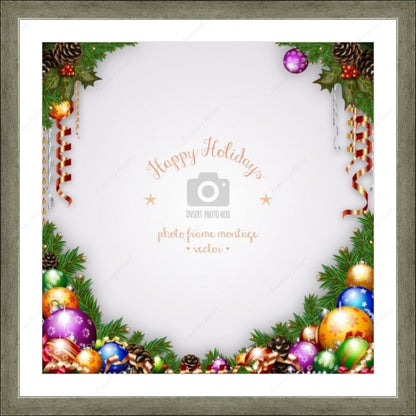 Merry christmas photo frames