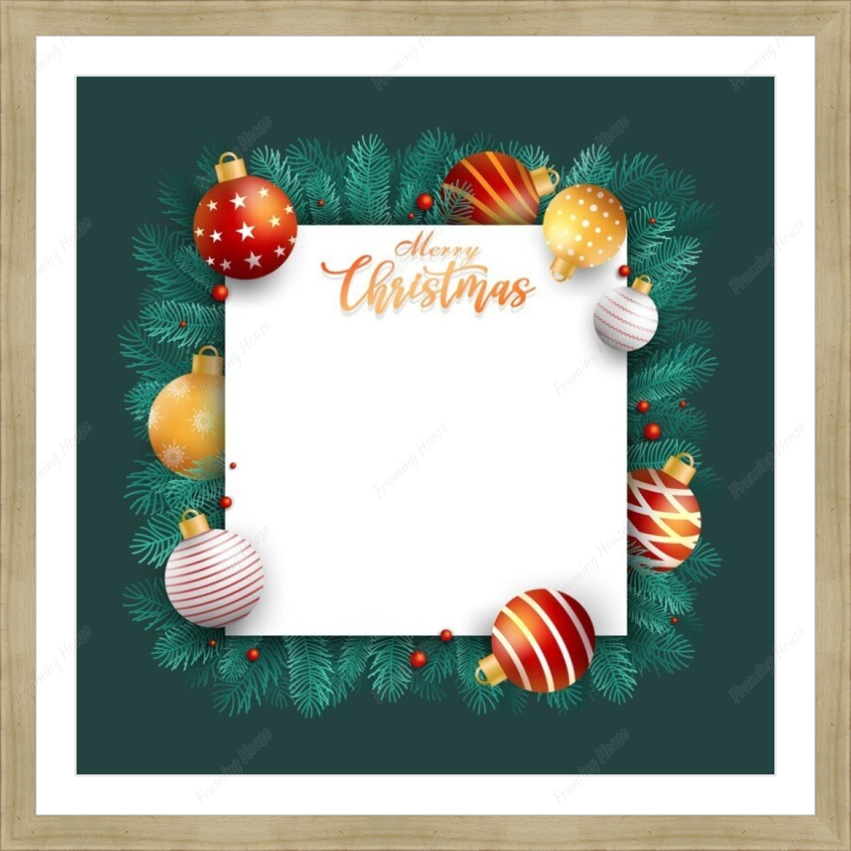 Merry christmas photo frames