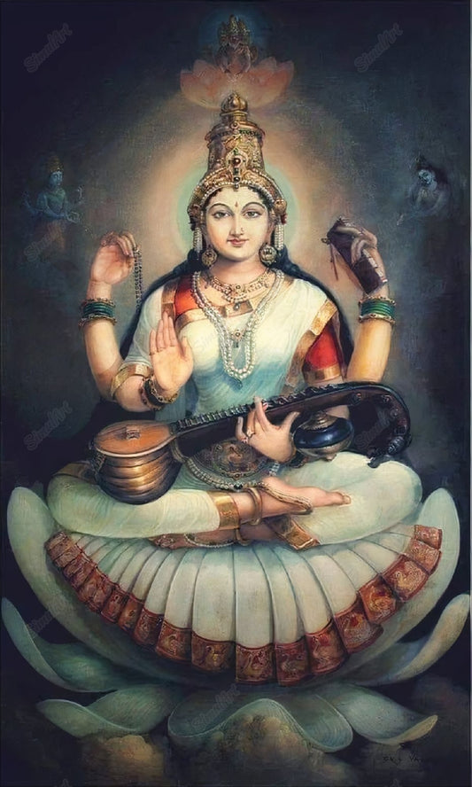 Saraswati Painting