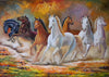 7 Horses Painting In Bedroom