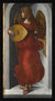 An Angel in Red with a Lute