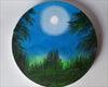 Painting On Round Canvas