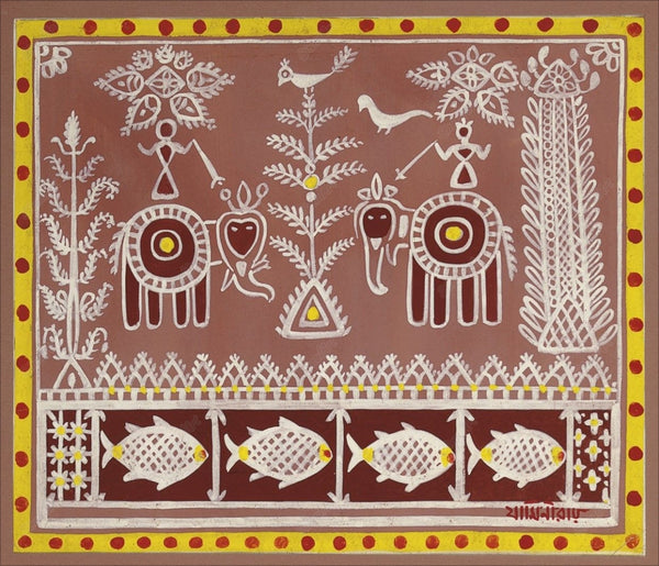 Jamini Roy Drawing