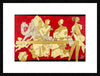 The Last Supper In Red By Mf Husain