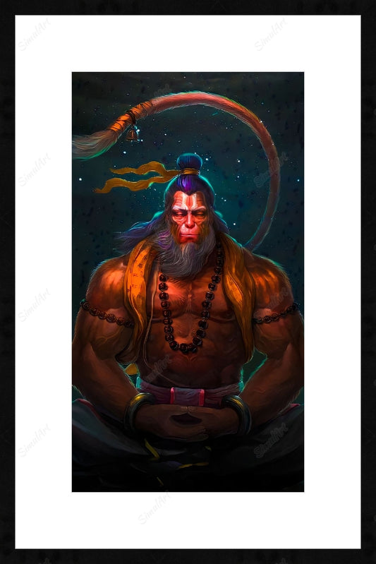 Hanuman Big Canvas Painting