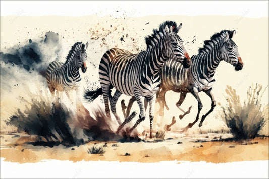 Zebra Painting